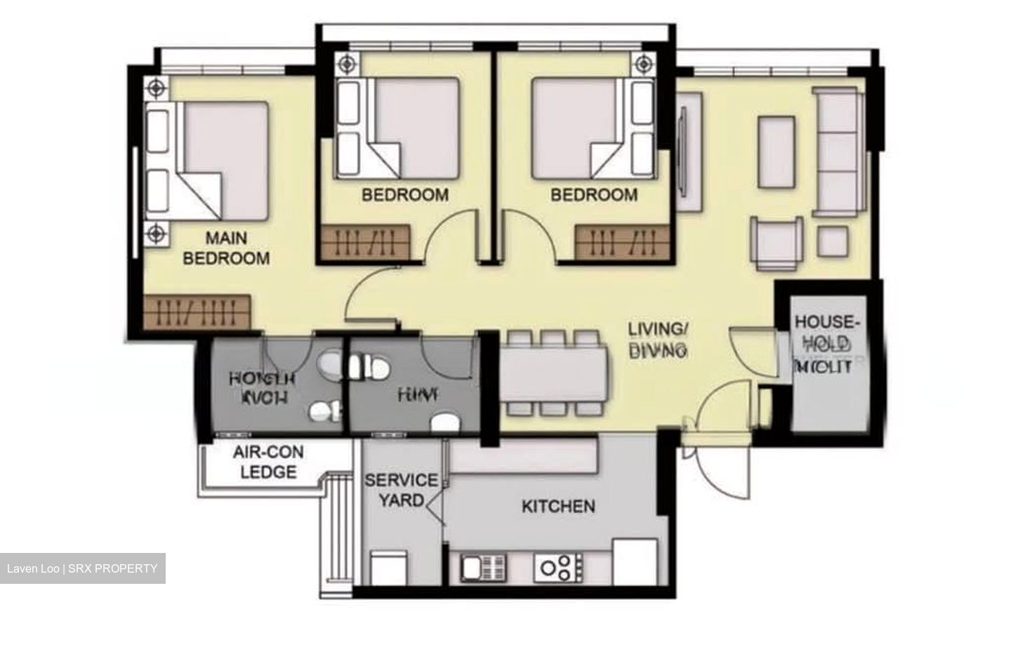 Blk 785B Woodlands Pasture II (Woodlands), HDB 4 Rooms #587160921